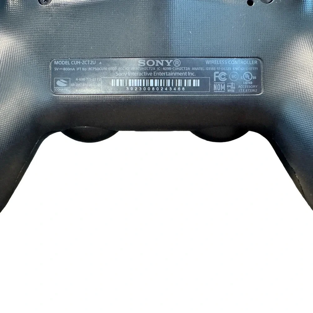 Sony PlayStation 4 DualShock 4 Wireless Controller Jet Black CUH-ZCT2U PS4